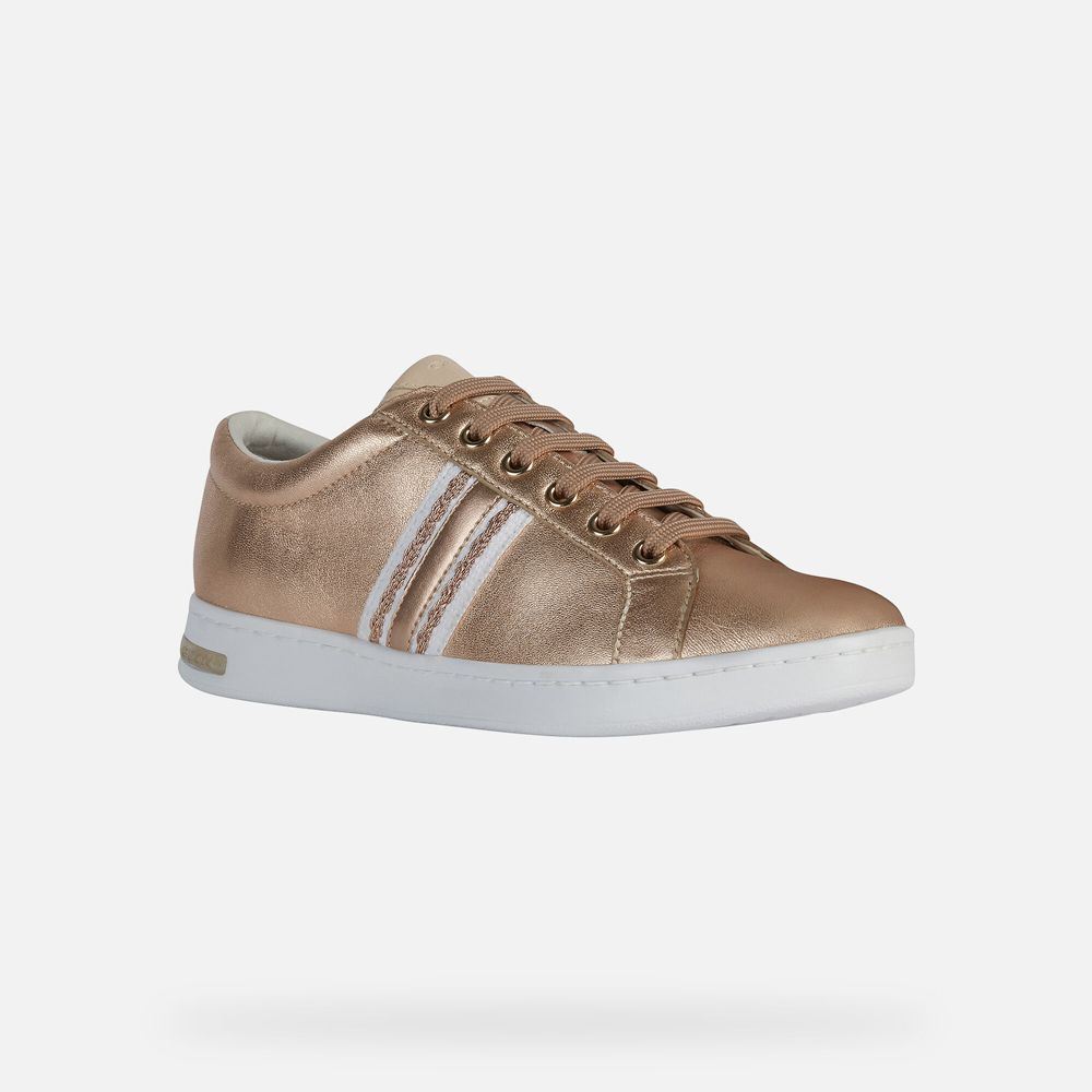 Geox Sneakers Gold Jaysen - Geox Womens Shoes - XKGDCJ428